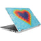 Liquid Blue Tie Dye Heart HP Pavilion Skin